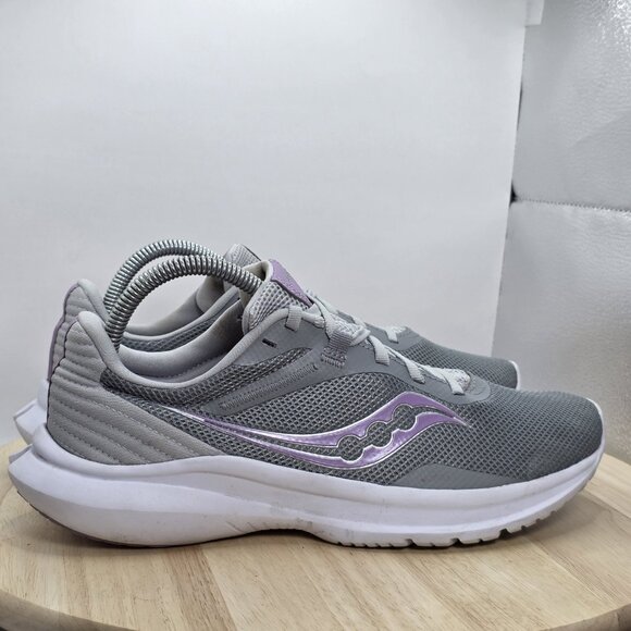 Womens Size 9.5 - Saucony Women's Convergence Shoes Silver Magenta - Picture 3 of 9